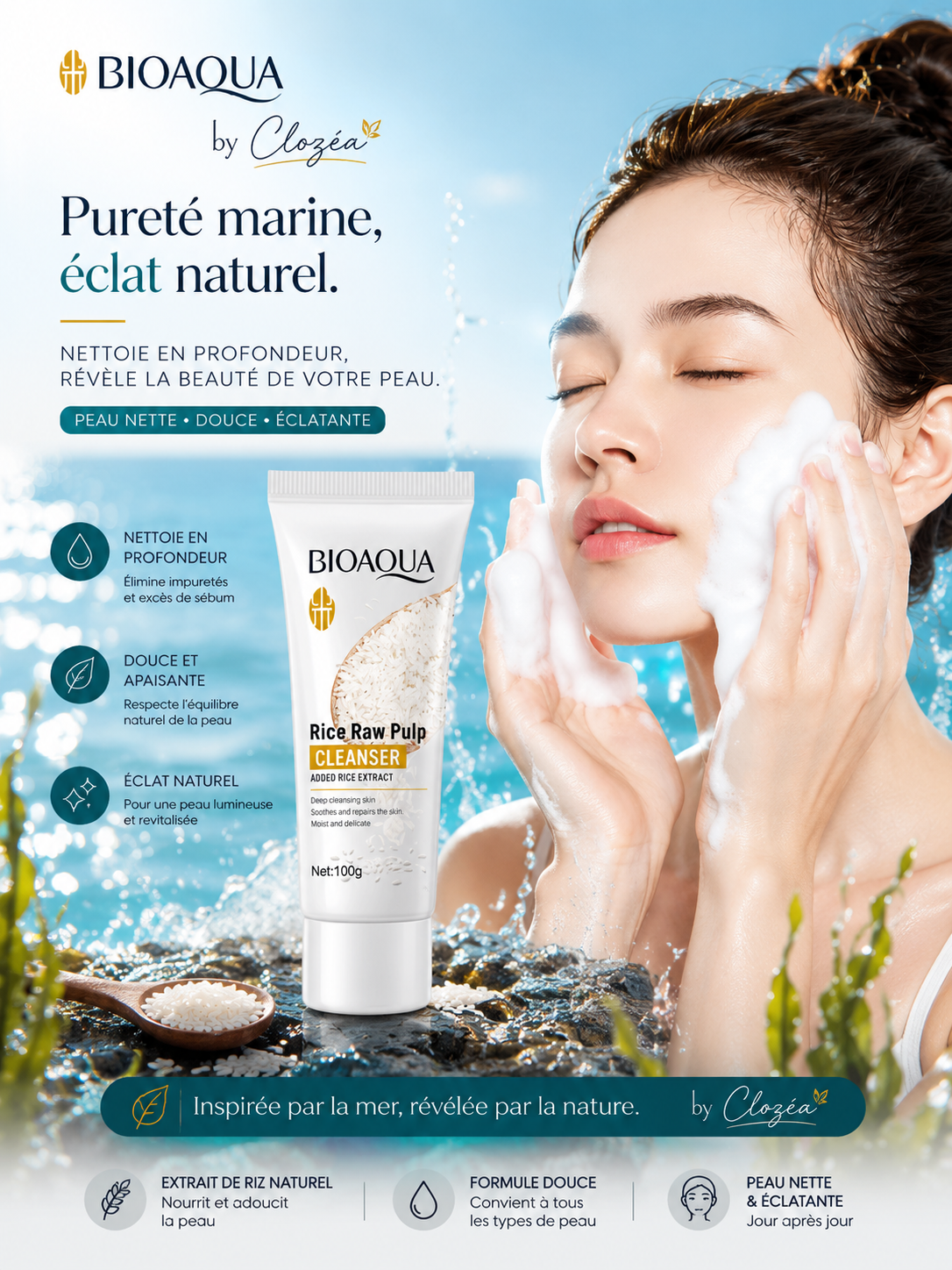 Rice Raw Pulp Cleanser